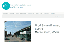 Tablet Screenshot of makersguildinwales.org.uk